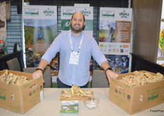 Ipoki Produce's Rodrigo Bedoya says he is known as the "king of ginger".